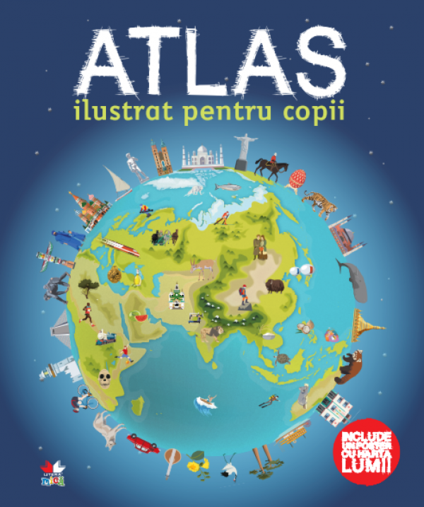 Atlas ilustrat pentru copii (7-14 ani)