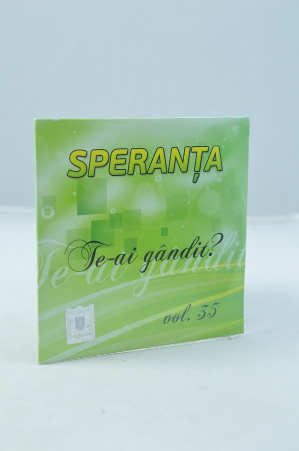 CD Muzica crestina - Speranta - Te-ai gandit? vol.35