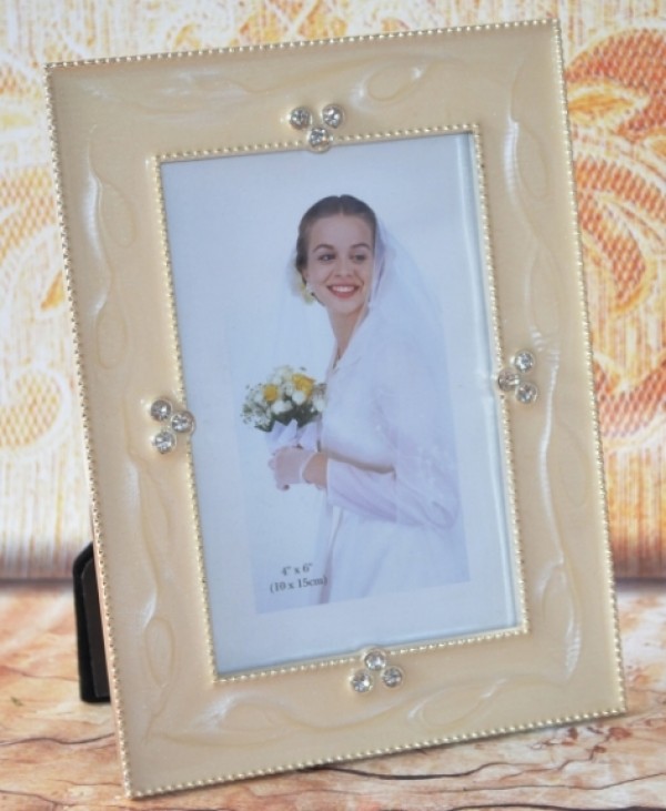 Rama foto pentru nunta - pietricele (10x15 cm)