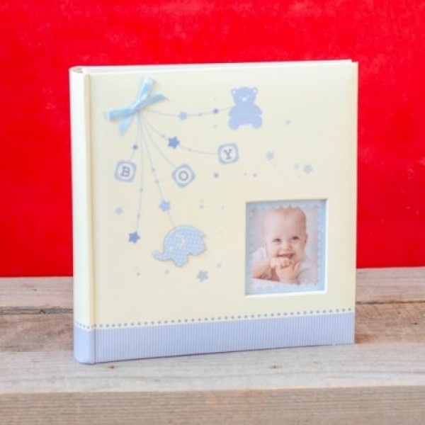 Album foto baby - Boy cu poza (22 x 22 x 4.5 cm)