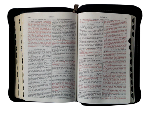 Biblia cu index pe lateral