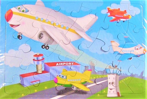 Puzzle, Avioane, 24 piese - Activitati pentru copii (3+)