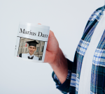 Cană personalizată cu nume, poza și dată – Absolvire facultate