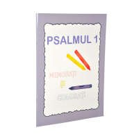 Psalmul 1 - memorati si colorati - Carte de colorat