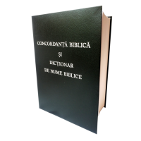 Concordanta biblica si dictionar de nume biblice - coperta cartonata, neagra