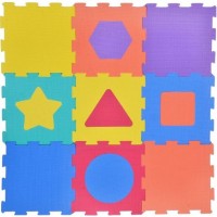 Puzzle de podea - Forme geometrice - Activitati pentru copii (3+)