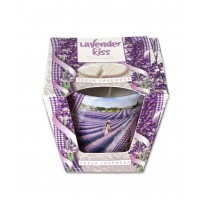 LUMANARE- LAVENDER KISS 115 G- LAVENDERS OIL