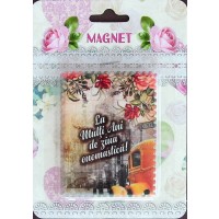 Magnet La multi ani ( 7.3x7.3 cm )