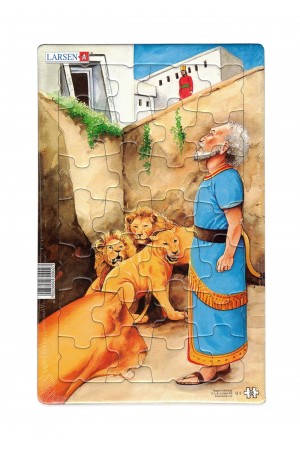 Puzzle Biblic - Daniel în groapa cu lei