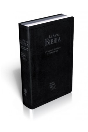 Biblia Thompson în limba italiană, mare, piele - La Sacra Bibbia con apparato di studio di F.C. THOMPSON (Nuova Riveduta 2006)