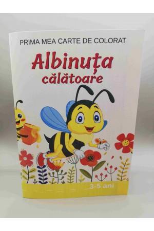 Albinuta calatoare - Carte de colorat (3-5 ani)