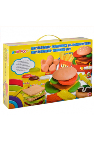 Creeaza Hamburgeri din Plastilina, DOH - Activitati pentru copii (3+)