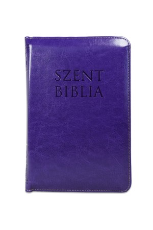 Szent Biblia - Mini Biblia, Lila, Cipzáros, Károli Gáspár Forditása (Biblia mica in lb. maghiara, fermoar)