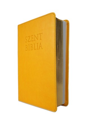 Szent Biblia - Mini Biblia, Sarga, Károli Gáspár Forditása (Biblia mica in lb. maghiara)