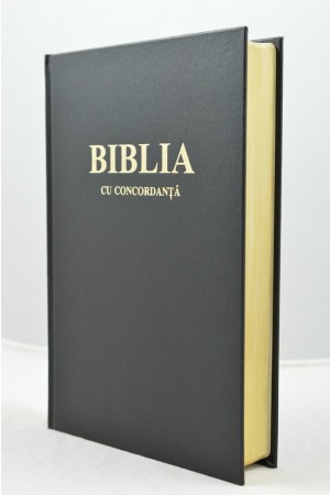 Biblia foarte mare, cartonata, scris foarte mare, neagra, aurita, concordanta, trad. Cornilescu [CO 083 CT]