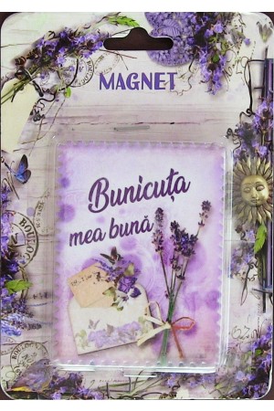 Magnet ceramic - Bunicuta mea buna  (6x8cm )
