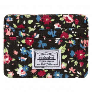 Portofel textil carduri (10 x 7.5 cm)