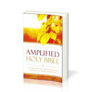 [ANTICARIAT] Biblia aplificata in limba engleza - English Bible, Amplified Bible, Outreach Bible, paperback, illustrated cover (Produs cu defect)