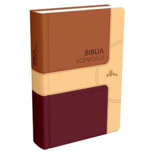 Biblia ucenicului, marime mare, coperta imitatie de piele, culoare maro, margini aurii, trad. Cornilescu