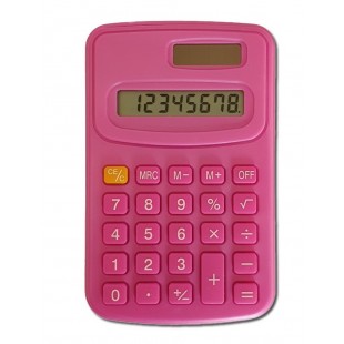 Calculator de birou, roz (10x6.3 cm)