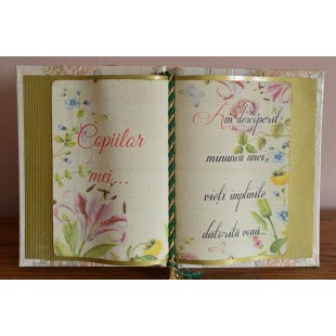 Carte decorativa - Copiilor mei... (14x21 cm)