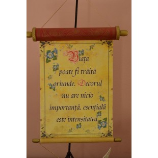 Pergament antic-Viata poate fi traita