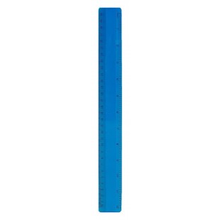 Rigla scolara flexibila, albastra (30 cm)