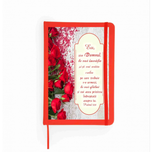 Notes A5 cu versete biblice - Eu, zice Domnul, te voi învăța