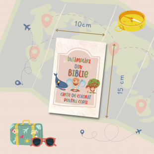 Întâmplări din Biblie - Carte de colorat pentru copii